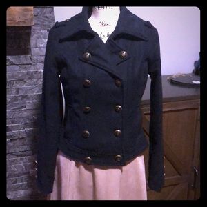 Navy peacoat